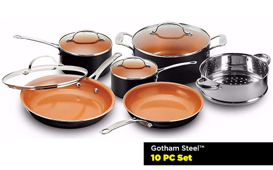 20 piece Gotham Steel™ Cookware Set